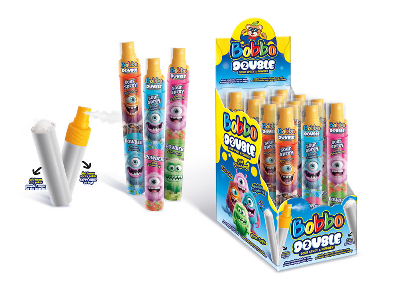 DOUBLE-SPREY CANDY and POWDER CANDY