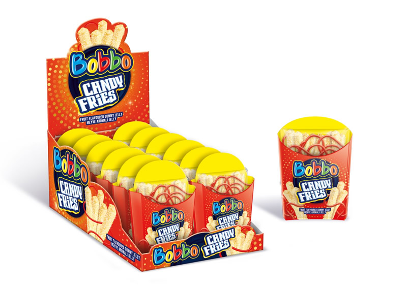 CANDY FRIES-FRUIT FLAVOURED GUMMY JELLY